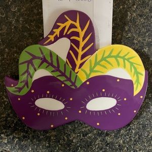 Large retired RARE Mardi Gras happy everything attachment.